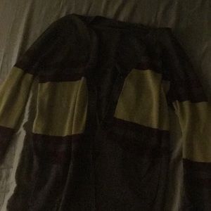 Cute green, purple, and grey shawl!